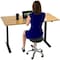 Uncaged Ergonomics Wobble Stool Air Rolling Balance Ball Office Stool Active Sitting WSA-B - alternate 10